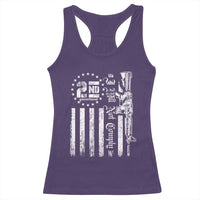 2nd Amendment I Will Not Comply Racerback Tank Top AR15 Pro-Gun Rights American Flag - Wonder Print Shop