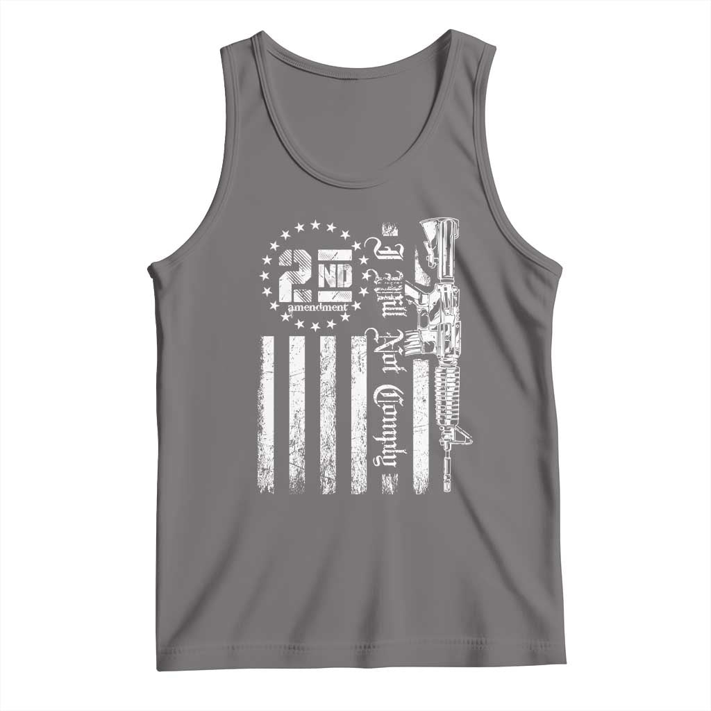 2nd Amendment I Will Not Comply Tank Top AR15 Pro-Gun Rights American Flag - Wonder Print Shop