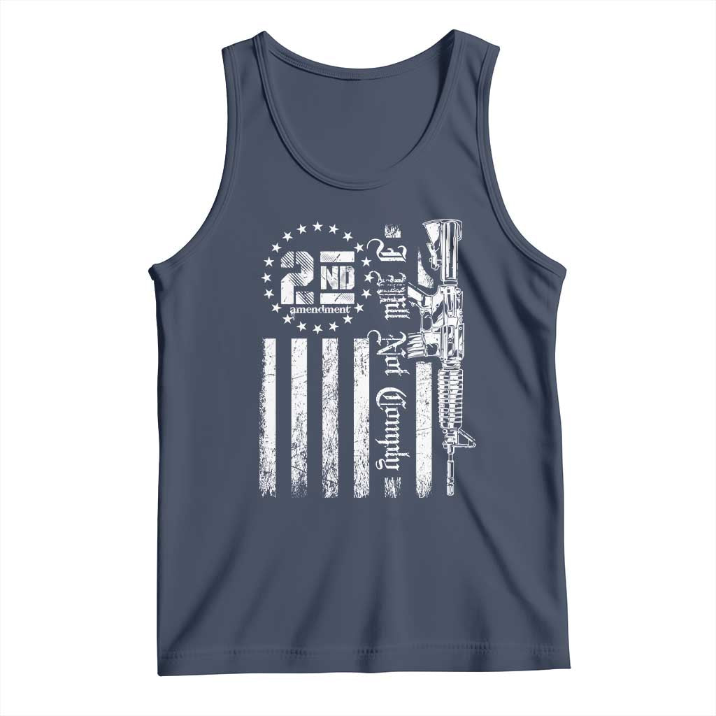 2nd Amendment I Will Not Comply Tank Top AR15 Pro-Gun Rights American Flag - Wonder Print Shop