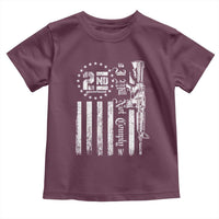 2nd Amendment I Will Not Comply Toddler T Shirt AR15 Pro-Gun Rights American Flag - Wonder Print Shop