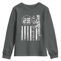 2nd Amendment I Will Not Comply Youth Sweatshirt AR15 Pro-Gun Rights American Flag - Wonder Print Shop