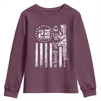 2nd Amendment I Will Not Comply Youth Sweatshirt AR15 Pro-Gun Rights American Flag - Wonder Print Shop