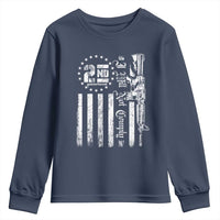 2nd Amendment I Will Not Comply Youth Sweatshirt AR15 Pro-Gun Rights American Flag - Wonder Print Shop
