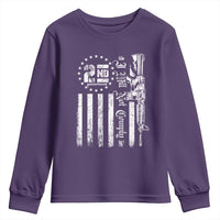 2nd Amendment I Will Not Comply Youth Sweatshirt AR15 Pro-Gun Rights American Flag - Wonder Print Shop