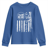 2nd Amendment I Will Not Comply Youth Sweatshirt AR15 Pro-Gun Rights American Flag - Wonder Print Shop