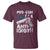 Pro Gun Anti Idiot T Shirt Vintage American Flag 2nd Amendment - Wonder Print Shop