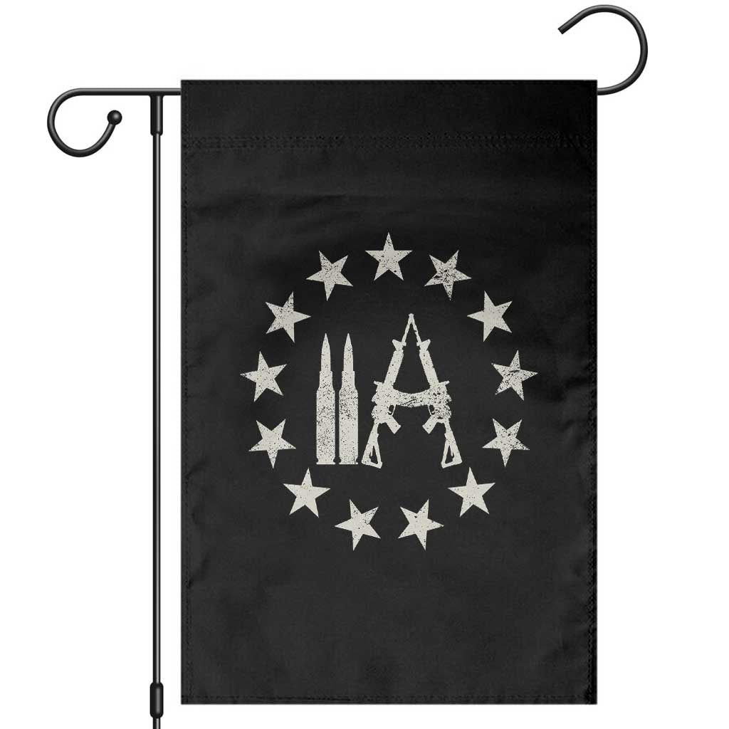 Funny 2nd Amendment AR15 Bullet Stars Patriotic Gun Rights Garden Flag - Wonder Print Shop