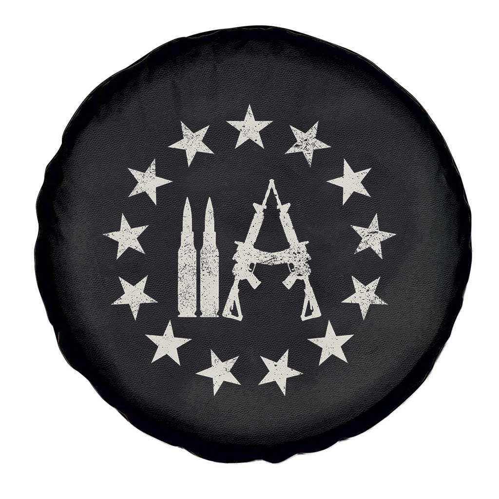 2nd Amendment AR15 Bullet Stars Patriotic Gun Rights Spare Tire Cover - Wonder Print Shop