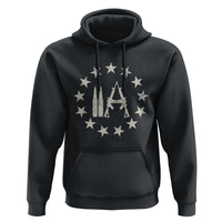 2nd Amendment AR15 Bullet Stars Patriotic Gun Rights Hoodie - Wonder Print Shop