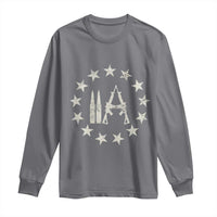 2nd Amendment AR15 Bullet Stars Patriotic Gun Rights Long Sleeve Shirt - Wonder Print Shop