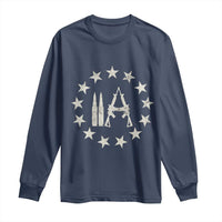 2nd Amendment AR15 Bullet Stars Patriotic Gun Rights Long Sleeve Shirt - Wonder Print Shop