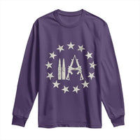 2nd Amendment AR15 Bullet Stars Patriotic Gun Rights Long Sleeve Shirt - Wonder Print Shop
