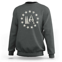 2nd Amendment AR15 Bullet Stars Patriotic Gun Rights Sweatshirt - Wonder Print Shop