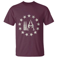 2nd Amendment AR15 Bullet Stars Patriotic Gun Rights T Shirt - Wonder Print Shop