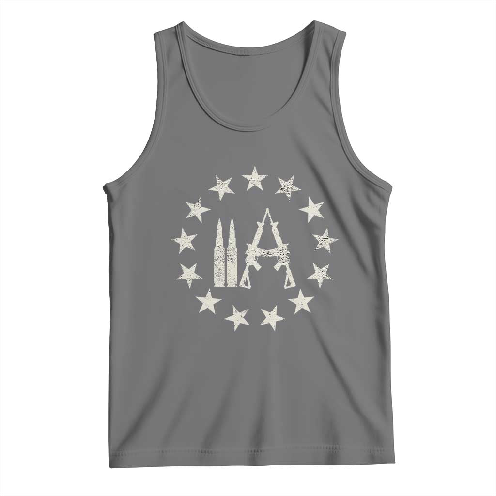 2nd Amendment AR15 Bullet Stars Patriotic Gun Rights Tank Top - Wonder Print Shop