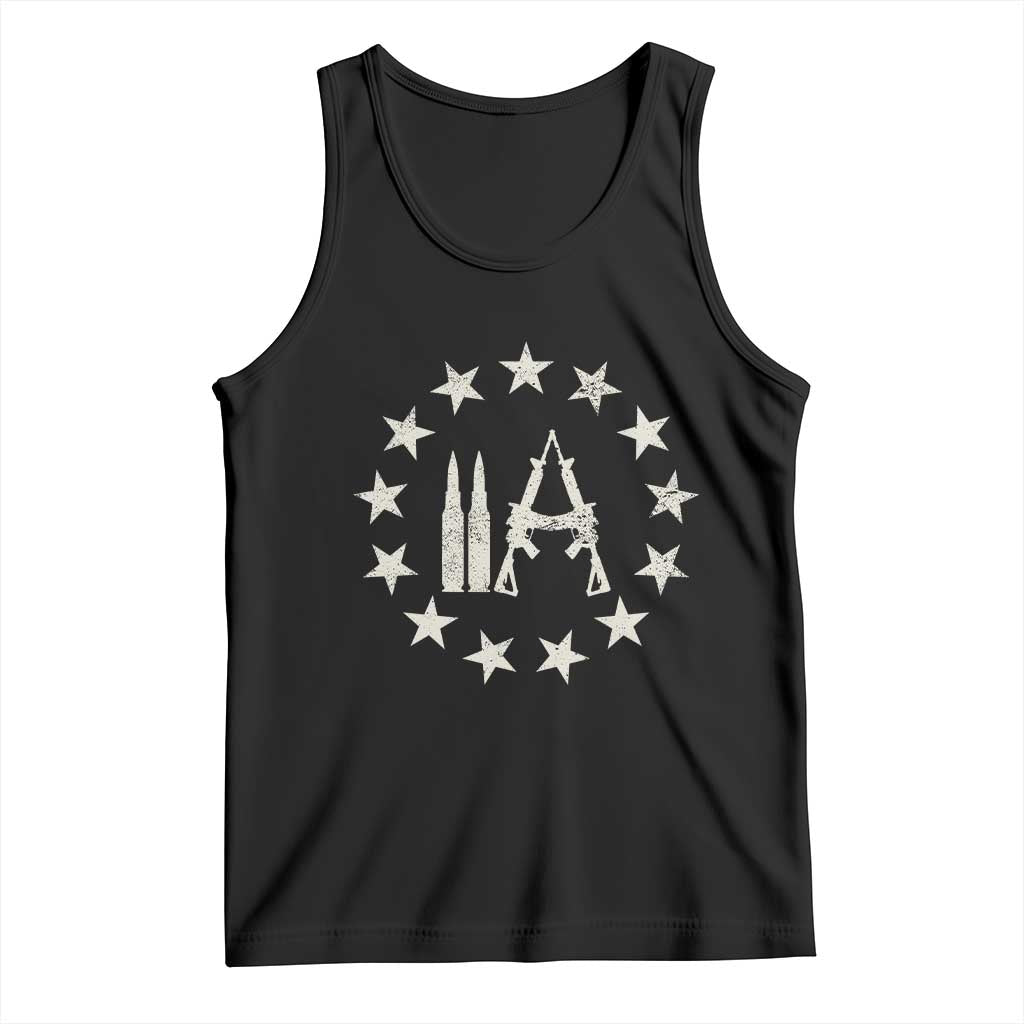 2nd Amendment AR15 Bullet Stars Patriotic Gun Rights Tank Top - Wonder Print Shop