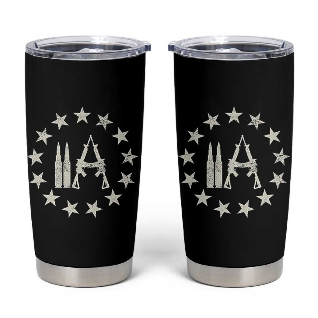 2nd Amendment AR15 Bullet Stars Patriotic Gun Rights Tumbler Cup - Wonder Print Shop