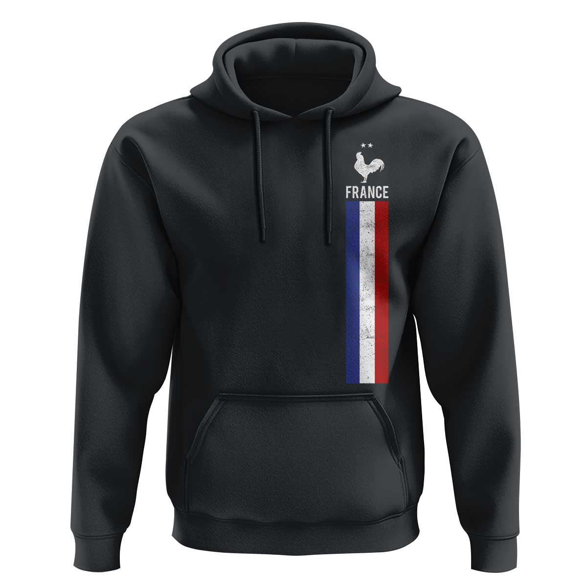France Football Coq Soccer Throwback Jersey Style Hoodie Vintage French Flag