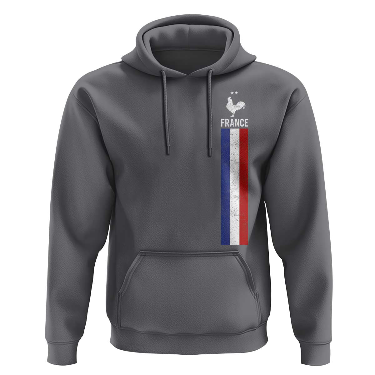 France Football Coq Soccer Throwback Jersey Style Hoodie Vintage French Flag