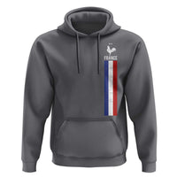 France Football Coq Soccer Throwback Jersey Style Hoodie Vintage French Flag