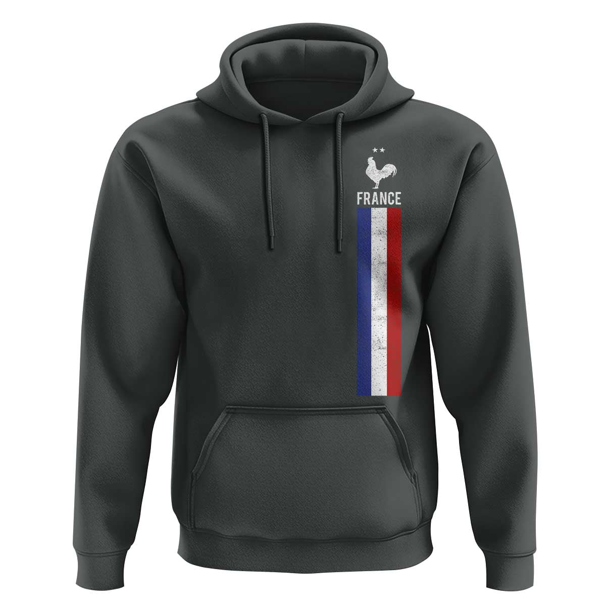 France Football Coq Soccer Throwback Jersey Style Hoodie Vintage French Flag