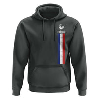 France Football Coq Soccer Throwback Jersey Style Hoodie Vintage French Flag