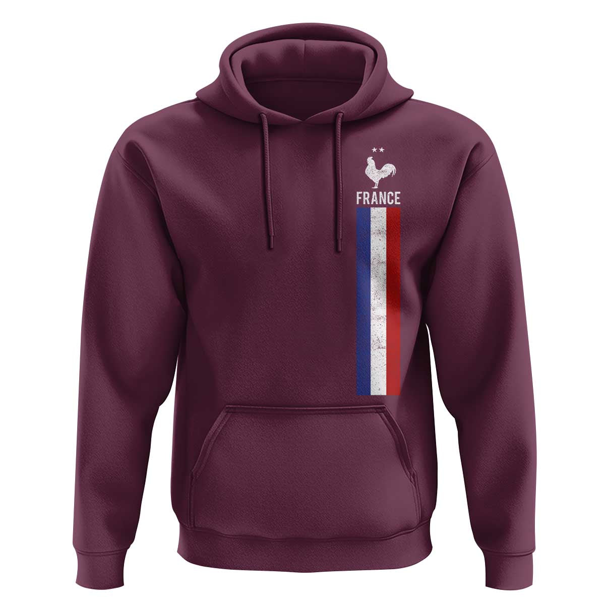 France Football Coq Soccer Throwback Jersey Style Hoodie Vintage French Flag