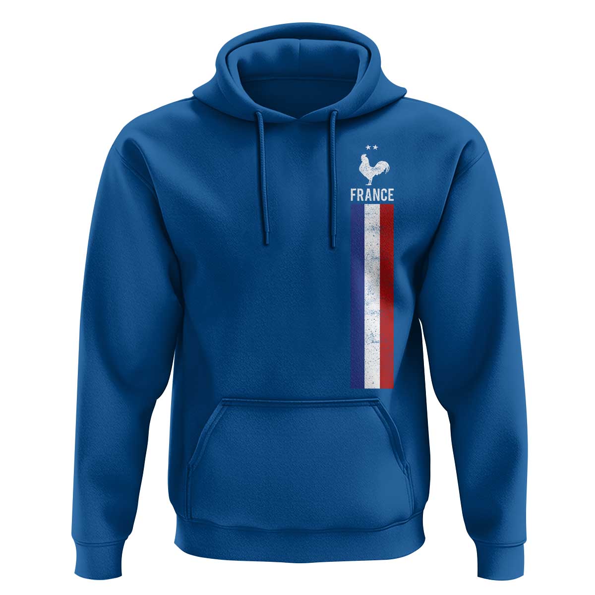 France Football Coq Soccer Throwback Jersey Style Hoodie Vintage French Flag