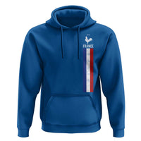 France Football Coq Soccer Throwback Jersey Style Hoodie Vintage French Flag
