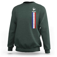 France Football Coq Soccer Throwback Jersey Style Sweatshirt Vintage French Flag