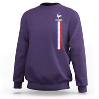 France Football Coq Soccer Throwback Jersey Style Sweatshirt Vintage French Flag