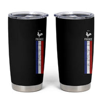 France Football Coq Soccer Throwback Jersey Style Tumbler Cup Vintage French Flag