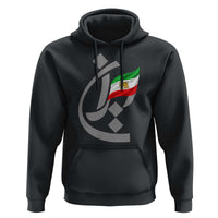 Iran Lion and Sun Flag Persian Calligraphy Hoodie