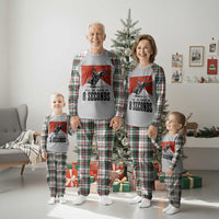 Funny Bull Rider Plaid Pajama Set I'll Be Back In 8 Seconds Bull Riding Rodeo