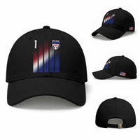 Cape Verde Flag Retro Sports Cabo Verdean Roots Baseball Cap