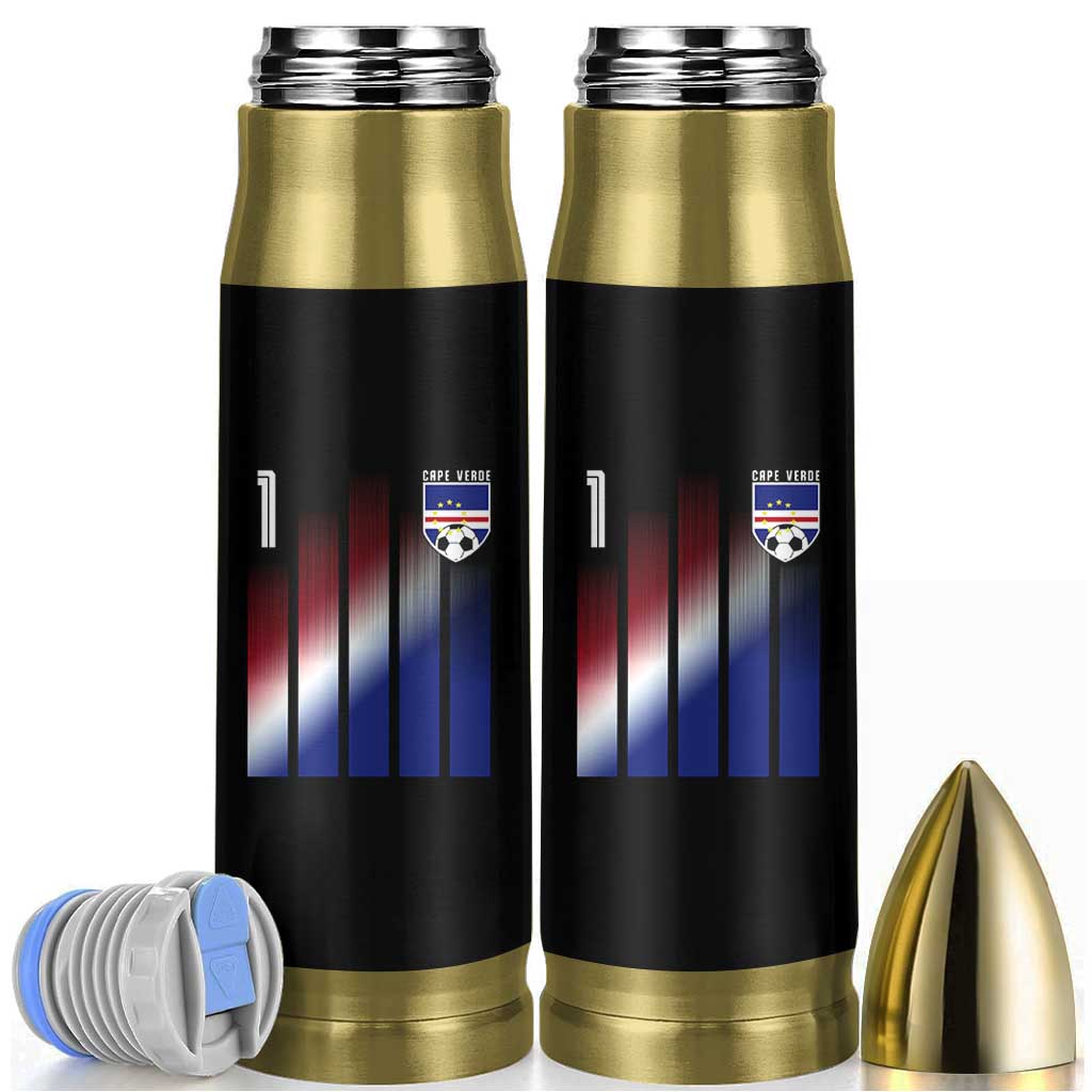 Cape Verde Flag Retro Sports Cabo Verdean Roots Bullet Tumbler