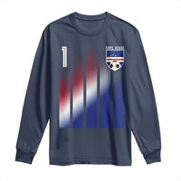 Cape Verde Flag Retro Sports Cabo Verdean Roots Long Sleeve Shirt