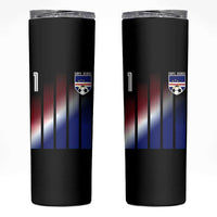 Cape Verde Flag Retro Sports Cabo Verdean Roots Skinny Tumbler