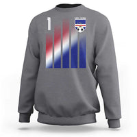 Cape Verde Flag Retro Sports Cabo Verdean Roots Sweatshirt