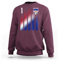 Cape Verde Flag Retro Sports Cabo Verdean Roots Sweatshirt