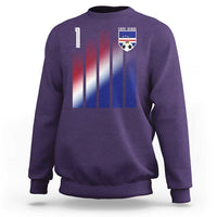 Cape Verde Flag Retro Sports Cabo Verdean Roots Sweatshirt