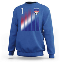 Cape Verde Flag Retro Sports Cabo Verdean Roots Sweatshirt