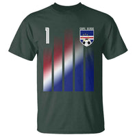 Cape Verde Flag Retro Sports Cabo Verdean Roots T Shirt