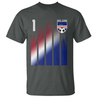 Cape Verde Flag Retro Sports Cabo Verdean Roots T Shirt