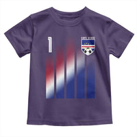 Cape Verde Flag Retro Sports Cabo Verdean Roots Toddler T Shirt