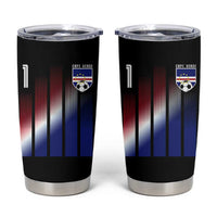 Cape Verde Flag Retro Sports Cabo Verdean Roots Tumbler Cup