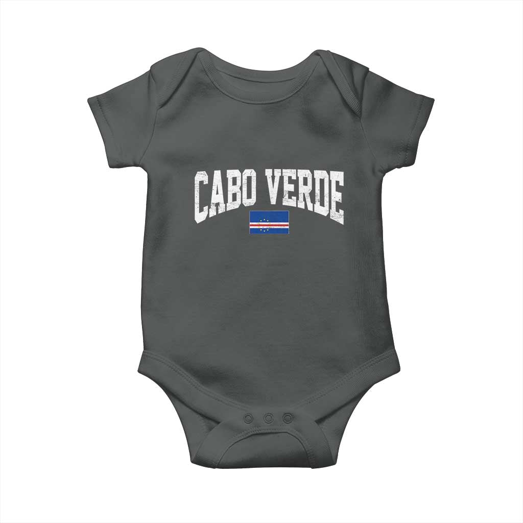 Cabo Verde Sports Throwback Baby Onesie Cape Verdean Pride Lovers