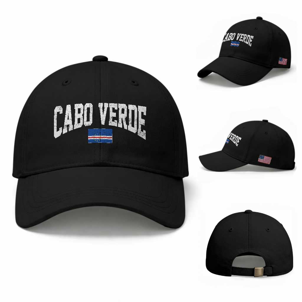 Cabo Verde Sports Throwback Baseball Cap Cape Verdean Pride Lovers