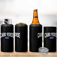 Cabo Verde Sports Throwback 4 in 1 Can Cooler Tumbler Cape Verdean Pride Lovers