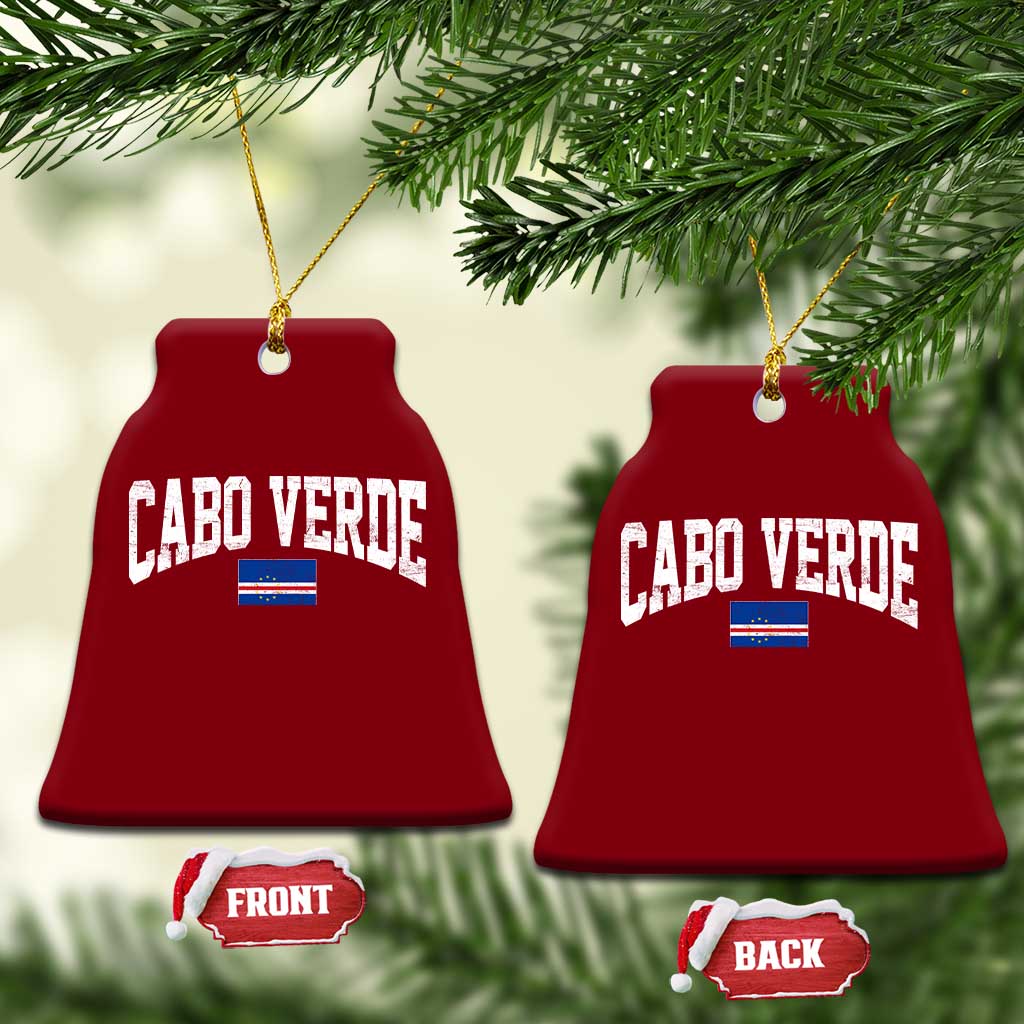 Cabo Verde Sports Throwback Ceramic Ornament Cape Verdean Pride Lovers